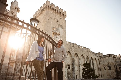 Avignon city walking tour with a visit to the Popes Palace